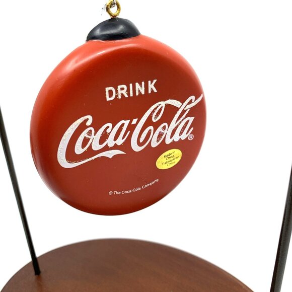 Lot of 3 Coca-Cola Christmas Ornaments Snowman Bag of Coke Polar Bear Penguin - Picture 12 of 13